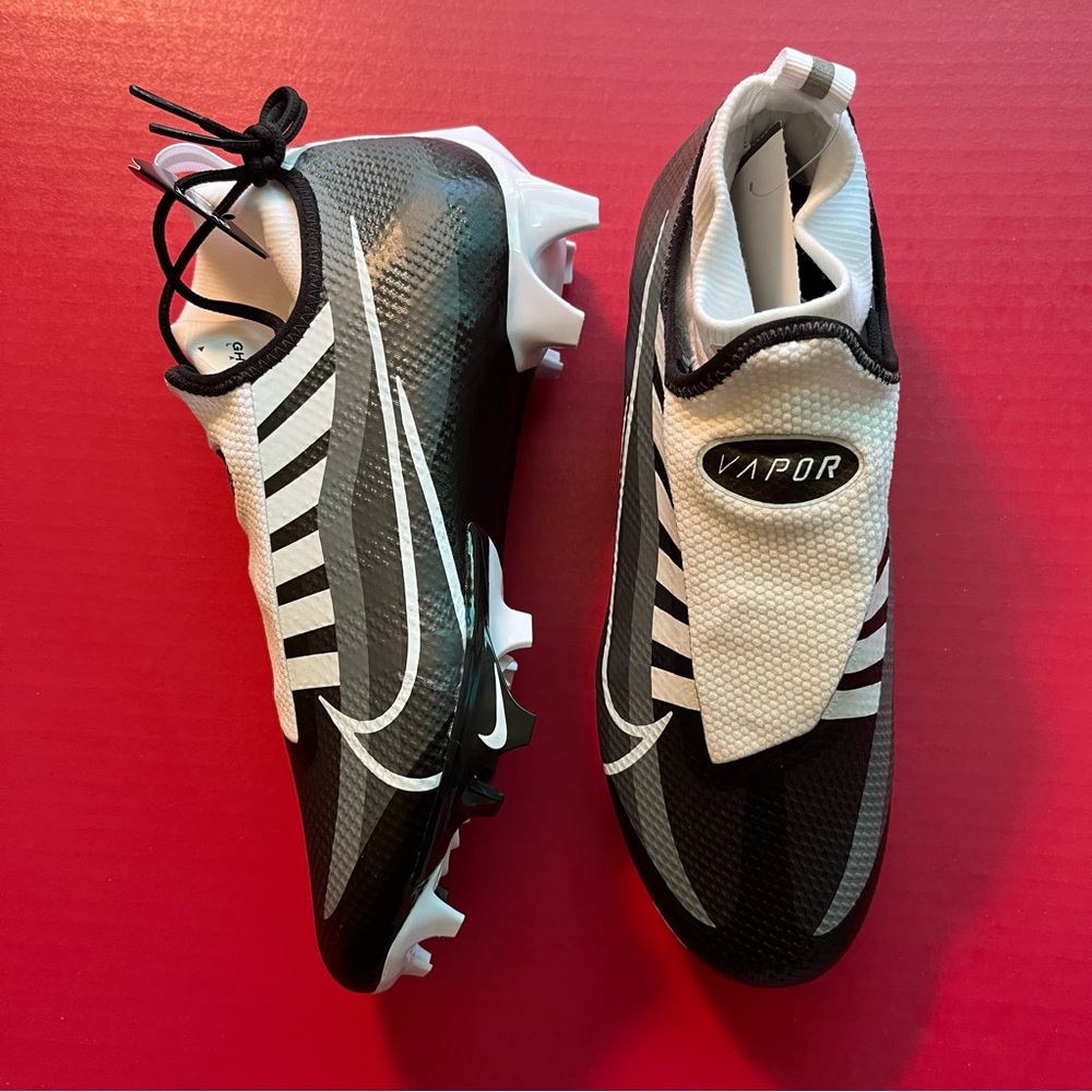 Nike Vapor Edge Pro 360 Football Cleats Sz 7 Black Smoke Grey DQ3670-001 Men NEW